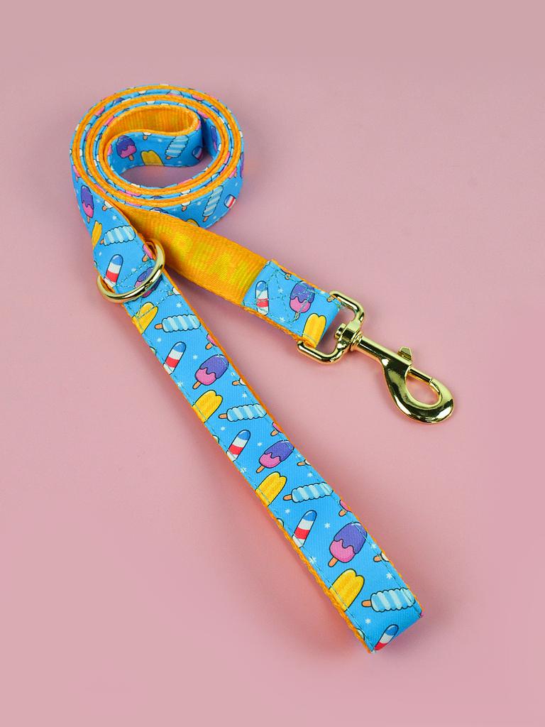 1 Pcs Summer Lovely Pet Traction Rope Double-Sided Printing Pet Dog And Cat Holiday Gift Leash