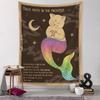 Kawaii Fumetti Carino Arazzo da Parete Arte Cartone Animato Gatto Estetica Stanza Camera da Letto Soggiorno Arredamento Casa
