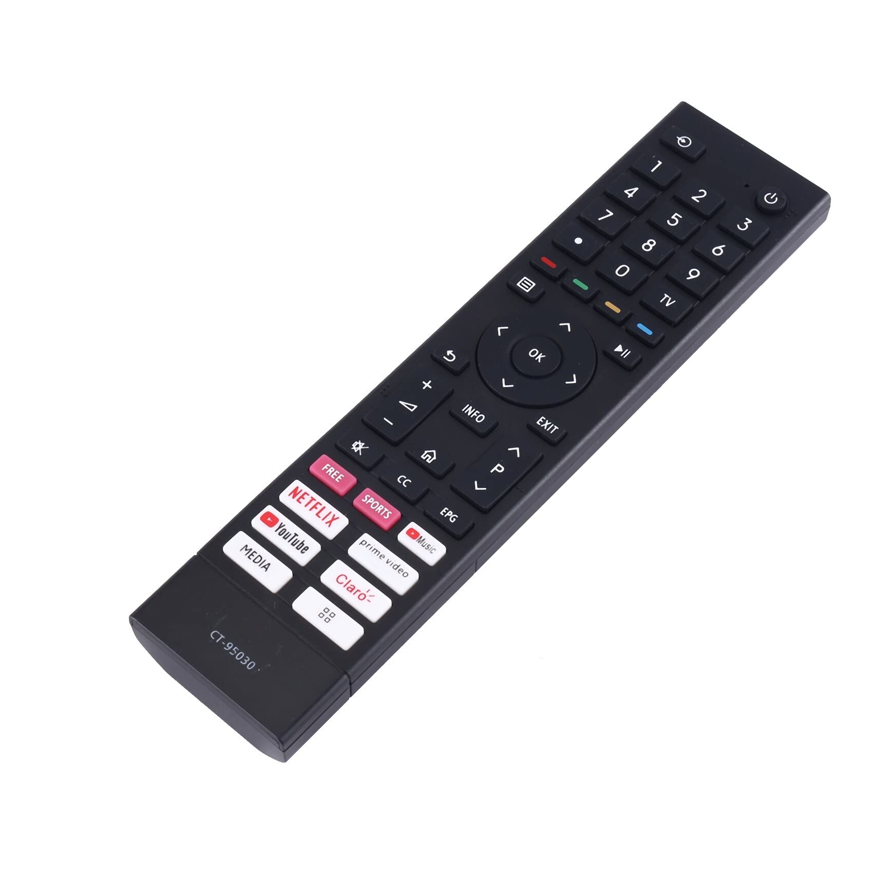 

CT-95030 For TOSHIBA TV Replacement Remote Control ABS Plastic Remote A