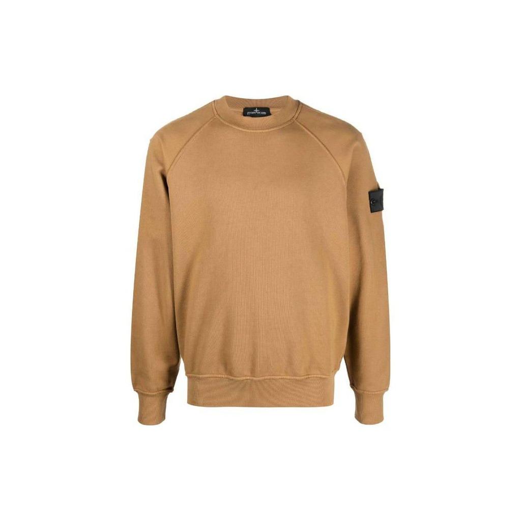 Stone Island Shadow Project Crewneck Tan Men Tops 781960619-V0071
