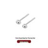 Elegant S999 Pure Silver Stud Earrings for Women – Simple, Versatile, Care-Friendly, and Perfect for All-Day Wear.