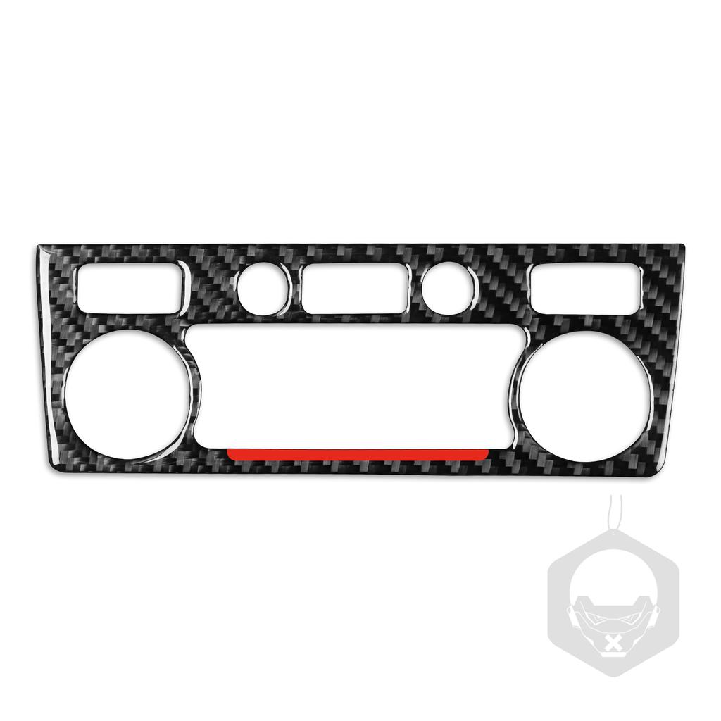 For BMW 5 Series E60 2004-2007 Real Carbon Fiber Front Roof Light Switch Button Panel Cover Car Interiors Accessories