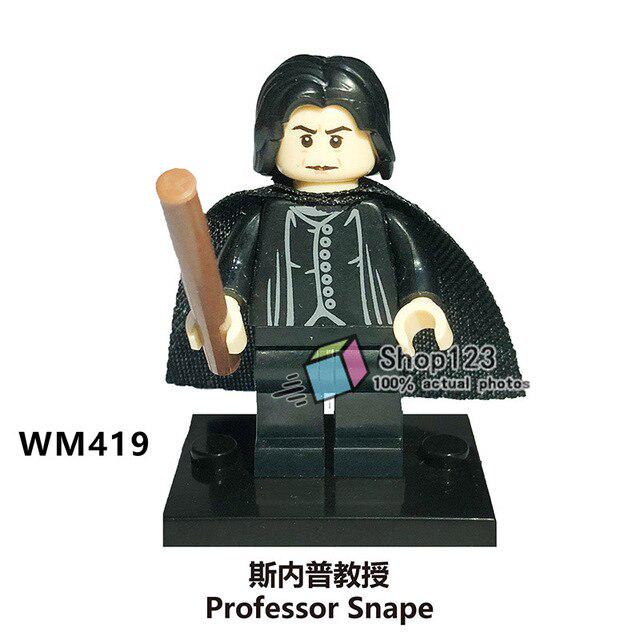 Одиночная распродажа, строительные блоки, Рон Уизли, профессор Флитвик, профессор Люпин, кирпичи, игрушки WM6031 белый