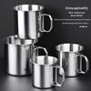 304 Stainless Steel Portable Folding Cup for Camping and Hiking