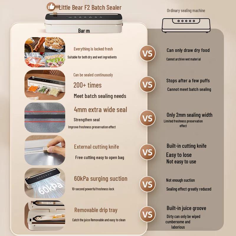 Bear Fully Automatic Dry & Wet Vacuum Sealer