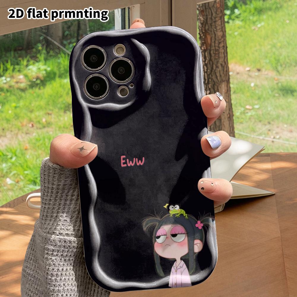 Phone Case: 2D flat, suitable for iPhone 18, 17, 16, 15, 14, 13, 12Pro protective case, cartoon illustration, perfect Christmas and Halloween holiday