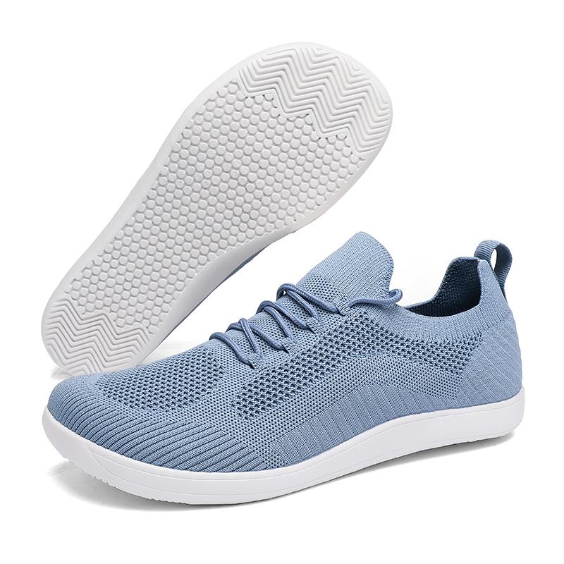 

Fashion 2025 New Women s Black Sports Shoes Fashionable Wide Foot Men s Shoes Breathable Ultra Light Mesh Hollow Out Casual Shoes 36 небесно-голубой