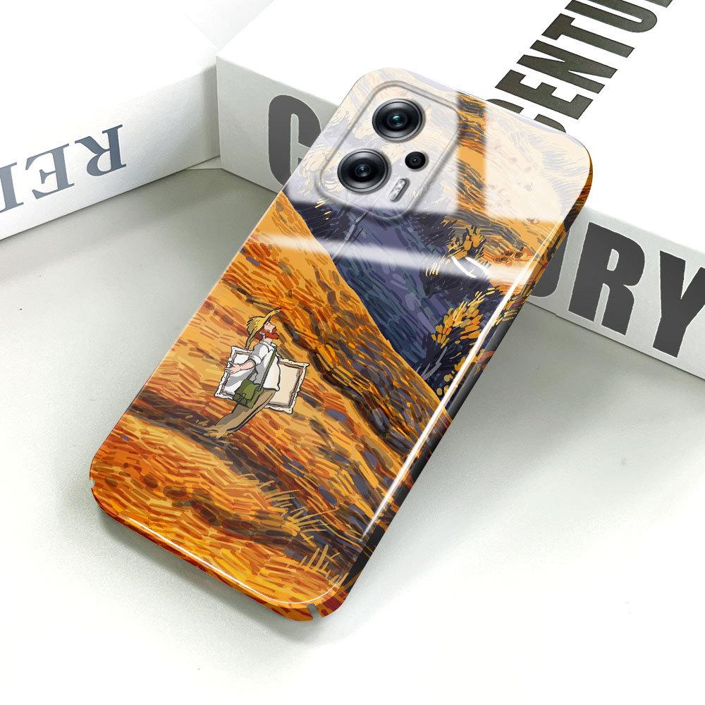 All-inclusive Film Phone Case Cartoon Fashion Design Hard Shell Full Cover Camera Protection Case for iPhone Samsung Xiaomi Poco Redmi