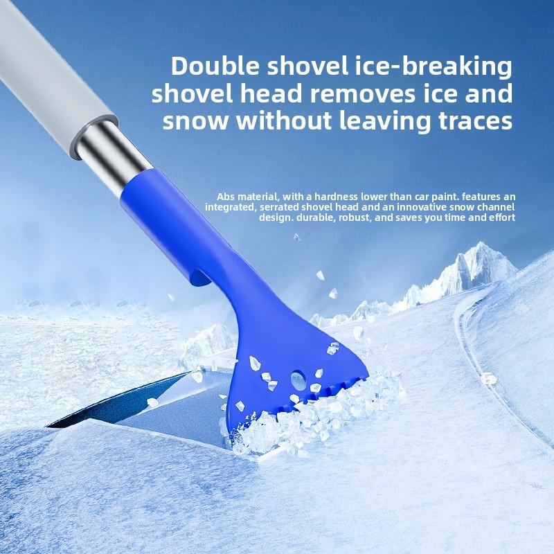 Car Snow Shovel Tool Glass Defrost Ice Scraper Snow Sweeper Snowboard Brush Multi-functional Winter Artifact