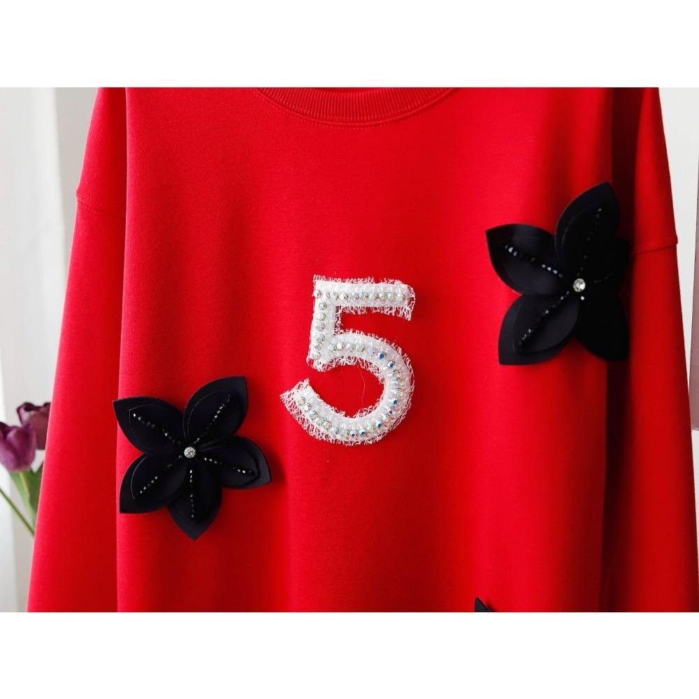 DIMANAF 2024 новые весенние женские толстовки и свитшоты больших размеров с длинными — фото 7