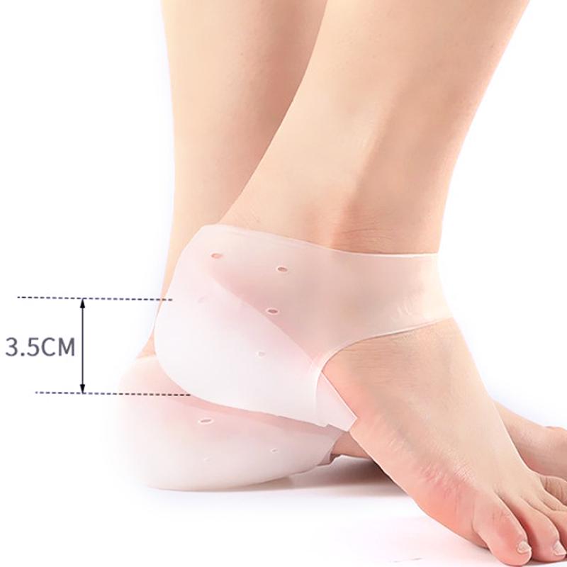 Silicone Invisible Inner Height Insoles Outdoor Foot Protection Pad Heel Cushion