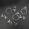Invisible Transparent Bra Straps Star/Love/Shell Adjustable Shoulder Strap Anti Slip Clear Bra Straps Evening Dress