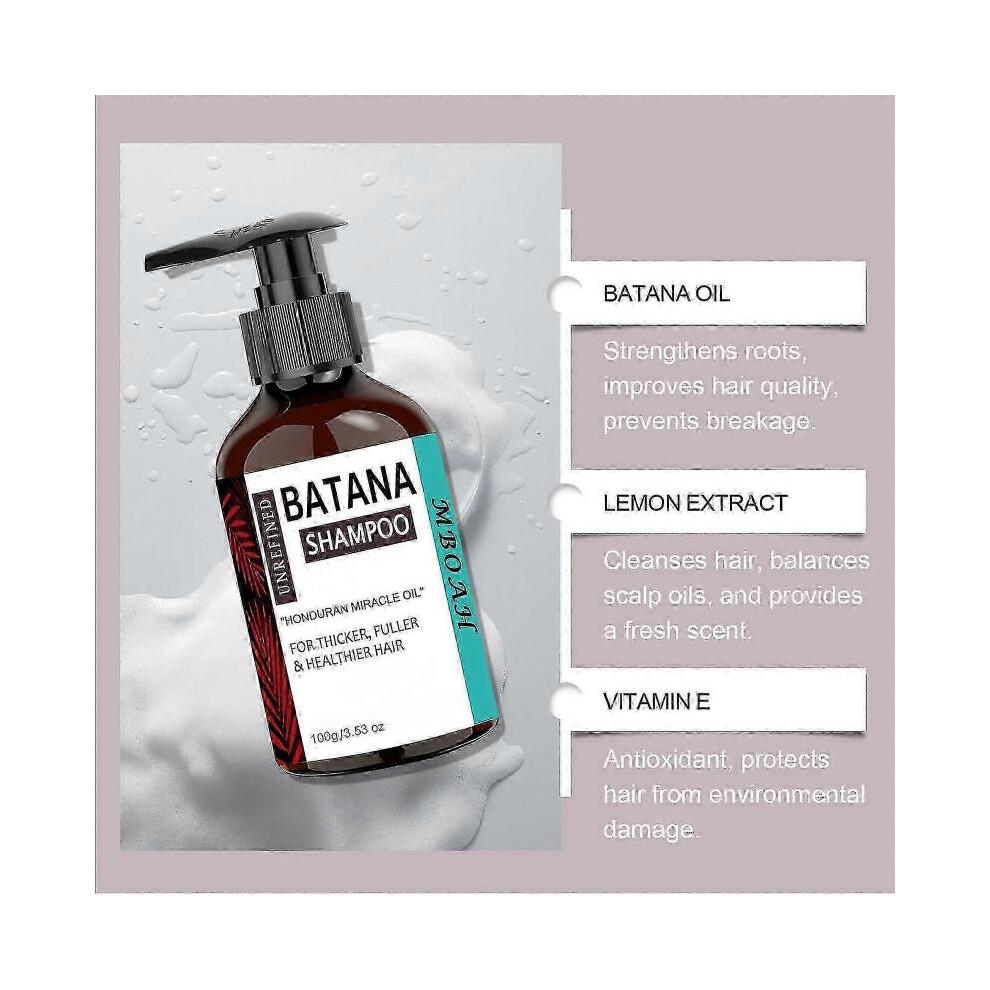 Batana Oil Shampoo for Hair Growth - Strengthening and Regrowth Batana Oil Shampoo for Thinning Hair - Anti Hair Loss Shampoo Nourishes Scalp - Thicke