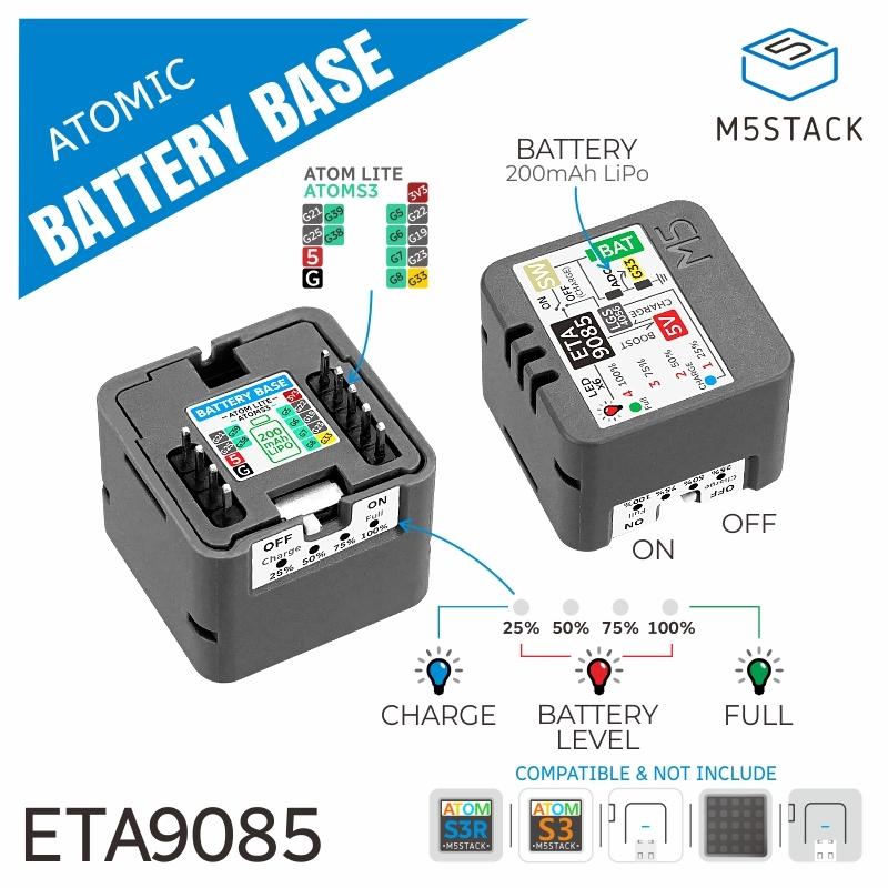 M5Stack Official Atomic Battery Base (200mAh)