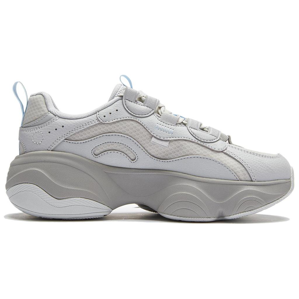 New LiNing Honey Cushioning Wear-Resistant Low-Top Casual Shoes Women's Gray AGCU246-2