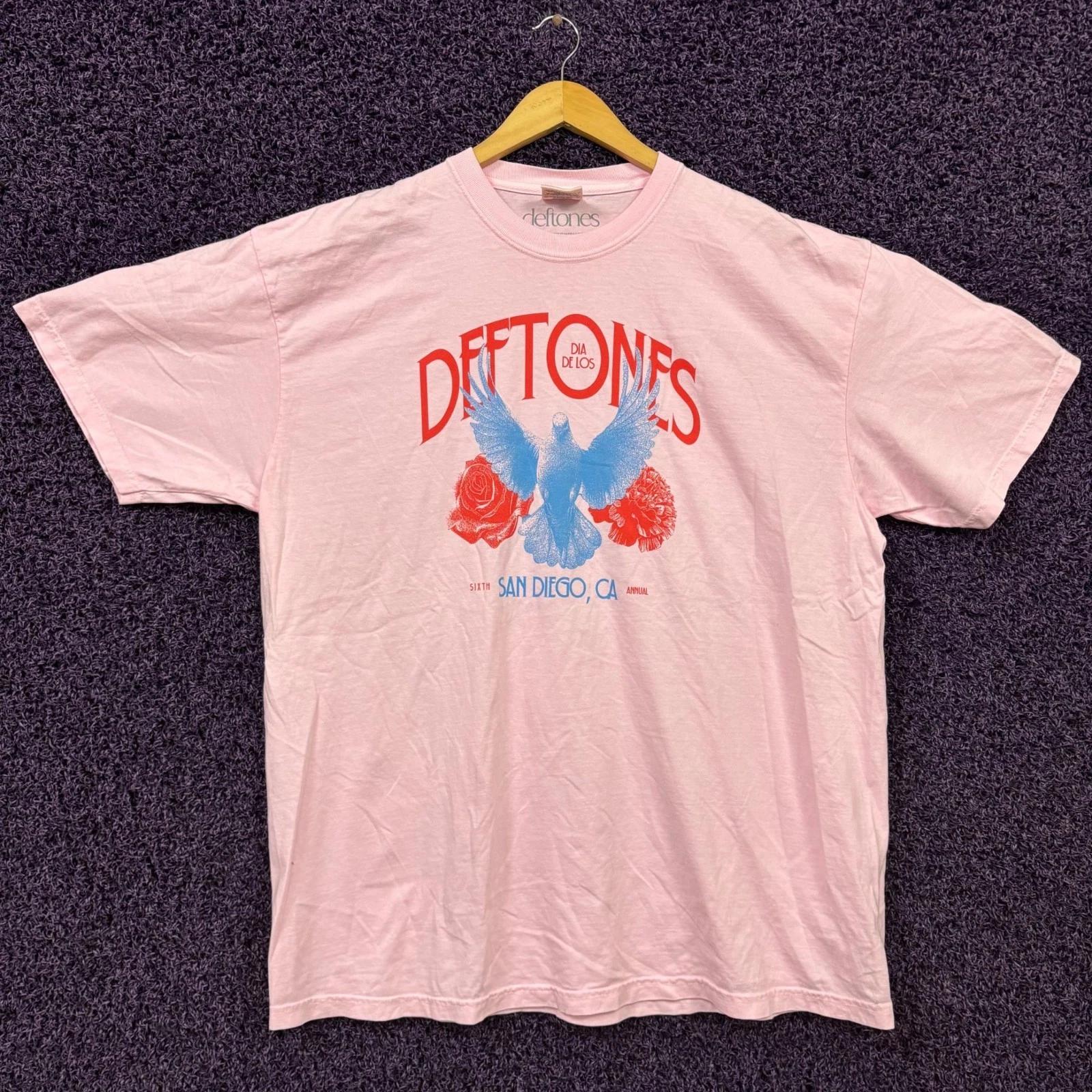 Deftones Dia De Los Deftones Футболка с голубем Размер 2XL S