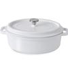 Zhishi Oval Insulated Enamel Braising Pot