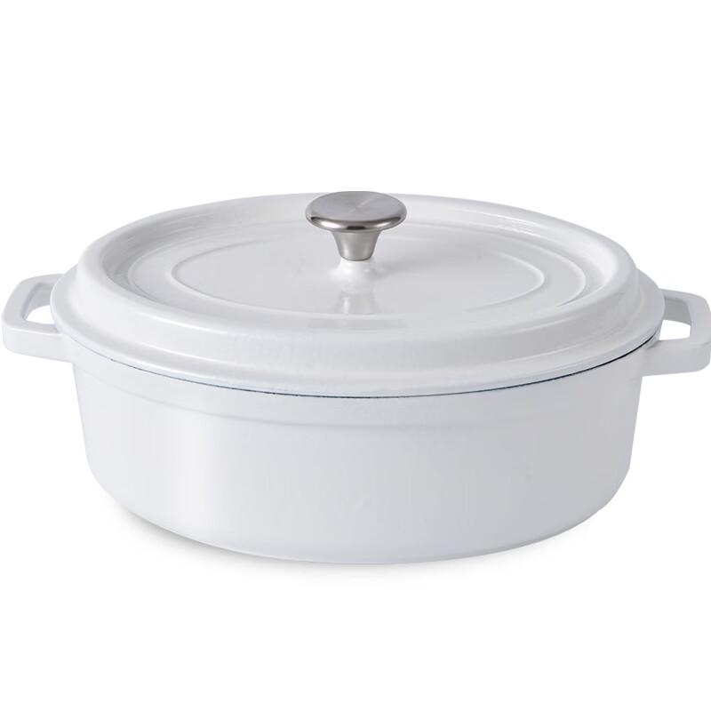 

Zhishi Oval Insulated Enamel Braising Pot