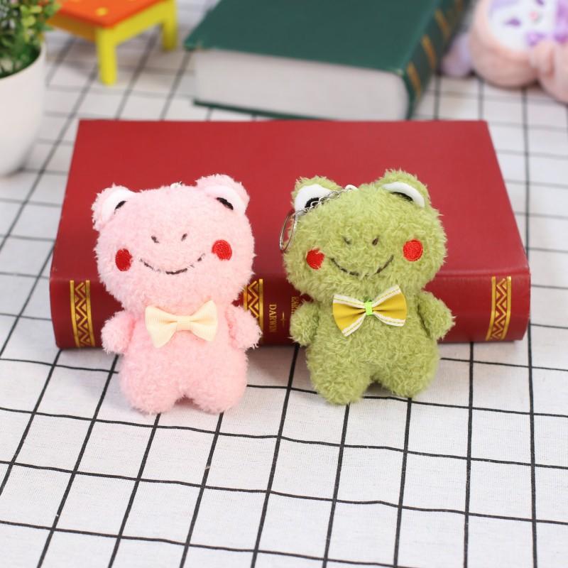 Cute Cute Blush Naughty Little Frog Plush Toy Pendant Bag Keychain Doll