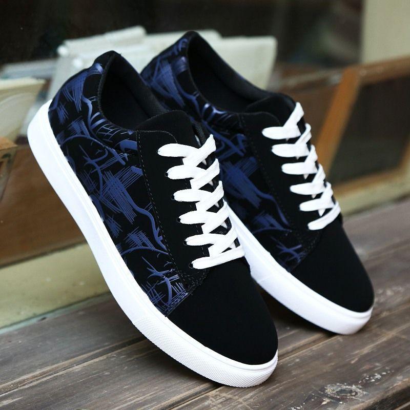 Chunky Casual Board Shoe Breathable Work Sneakers Man Spring Autumn Lace Up Black Leisure Vulcanize Shoes for Men Deals Size 40