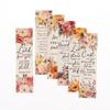 30 Pcs Verse Bookmarks With Watercolor Floral Prints Perfect For Book Lovers Church Gifting Daily Reading