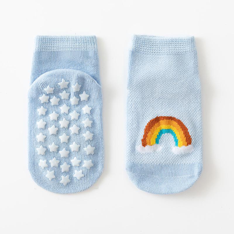 Breathable Non-Slip Baby Floor Socks for Spring/Summer - Infant Indoor Walking Cold Protection