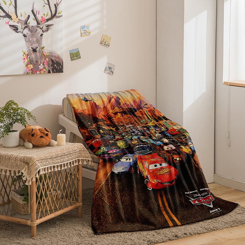 Cars Series Double-Sided Flannel 3D Digital Printing Blanket Blanket