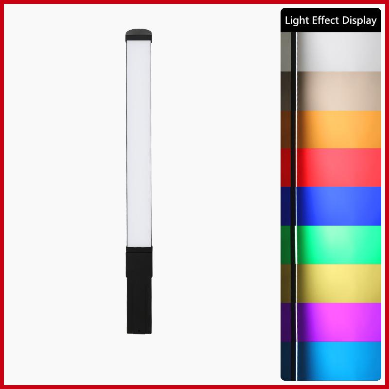 Handheld RGB Light Wand USB Rechargeable Photography Light Stick For Party Video Lights 10 Brightness Adjustment LED Fill Lights