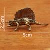 Thornback Dragon Dinosaur Small Copper Retro Play Gift Desktop Decoration Small Dinosaur Metal Ornament Crafts