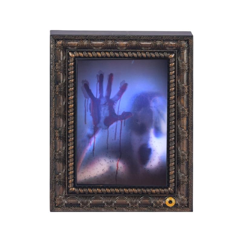 Mirror Style Halloween Hanging Decoration Plastic 23.7 x 4.4 x 30.7 cm Costume Accessory for Entryway Hallway Indoor Party Display