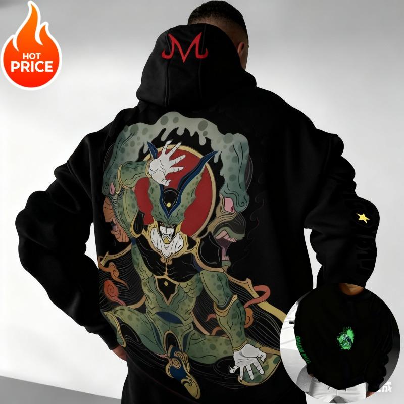 Super Saiyan Dragon Ball Vintage Autumn Men Hoodie Winter Women Oversized Hooded Sweatshirt Long Sleeve Top