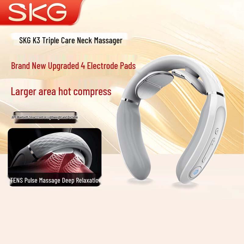 SKG K3 Neck Massager with Heat and Pulse Therapy CN plug (adapter included)