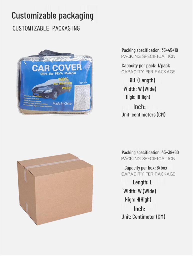 Thickened Oxford Car Cover: Full Protection & Heat Insulation with Cotton Layer