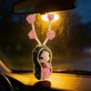 Marys Statue Car Interior Decoration,Virgin Marys Crochet Charm Religious Figurines Hanging Decors Spiritual Blessing Gift