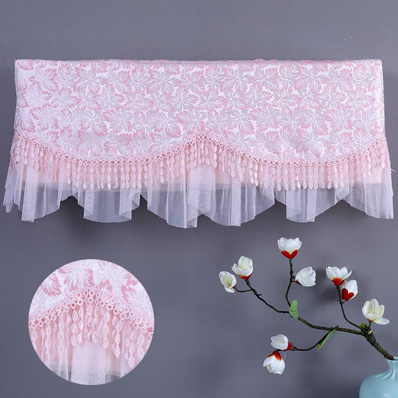 Lace Air Conditioner Covers Romantic Decoration Dust-proof Hanging Conditioning Protective Cover Modern Anti-direct Blowing
