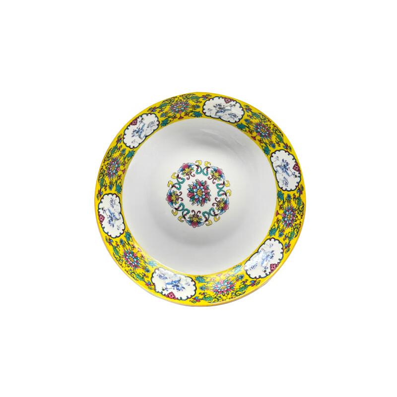 ZISIZ Jingdezhen Enamel Ceramic High-Footed Bowl Set