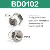 Pneumatic Adapter: Male/Female Thread Quick Connector (BD0102/0103/0104/0203/0204)