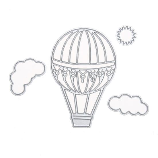 Fire Balloon Cloud Sun Metal Cutting Die Scrapbooking Craft DIY Po