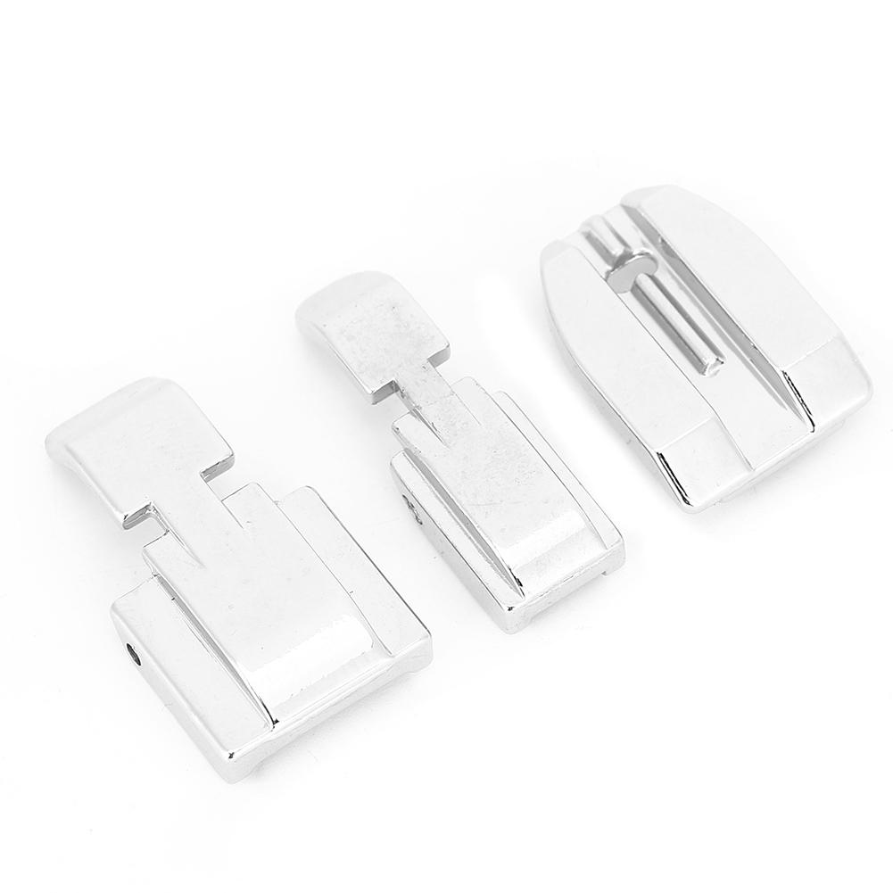 

3 шт. Лапка для потайной молнии из нержавеющей стали, серебристая, для домашней швейной машины