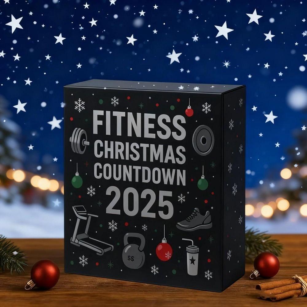 Christmas Tree Ornament Gym Advents Calendar Fitness Equipment Calendar  Festival Party Supplies