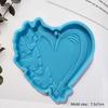 Resin Casting Keychain Mold for Butterfly Heart Shape Silicone Mold for Epoxy Re