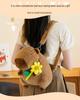 Cute Capybara Plush Doll Cartoon Backpack & Messenger Bag for Kids