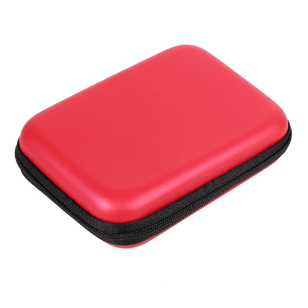 Digital Accessories Cable Earphone Storage   USB Flash Drive Case Bag Hot (Dark Blue)