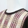 Shiz Madam Women London Check Combo Blouse T57532