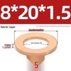 National Standard Red Copper Gasket Seal Ring and Flat Washer M3-M60mm for Marine Instruments
