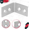Carpenter's Angle, Construction Connector, Steel, Galvanized, 30X30X17 Mm, 100 Pcs