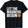 Vintage Mad March Hoop Basketball Lovers Squad Tournament T-Shirt