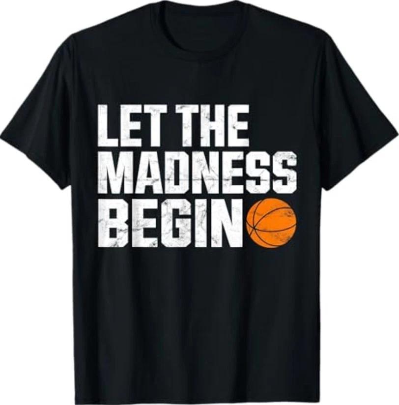 Винтажная футболка Mad March Hoop для любителей баскетбола, команда, турнир 2XL