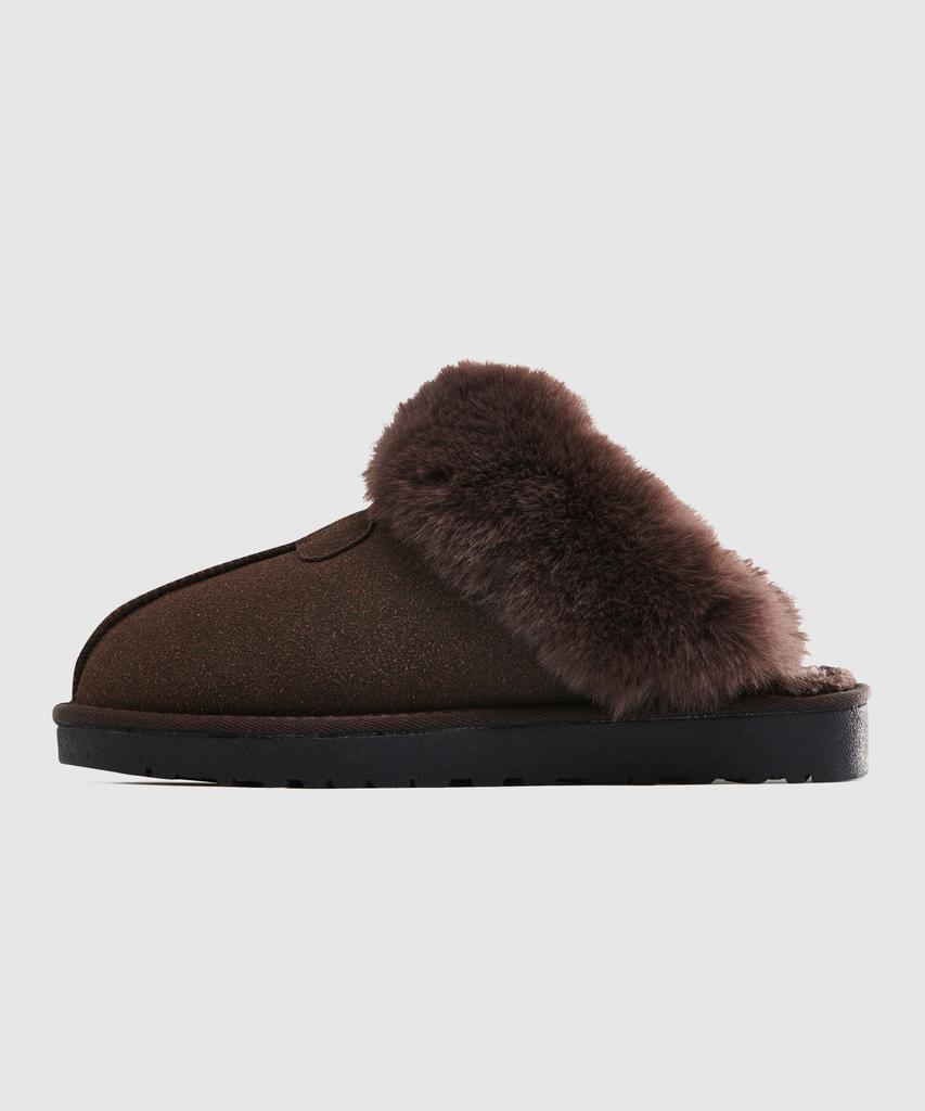 Customade Woman 2.5Cm Platform Winter Fur Slippers Nina (Cw0058Db)