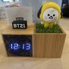 [USED] Not available in Japan, Korea official shop limited BT21 digital desk clock Chimmy